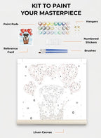Custom Paint By Numbers Kit