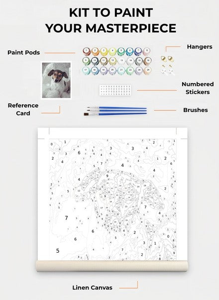Custom Paint By Numbers Kit