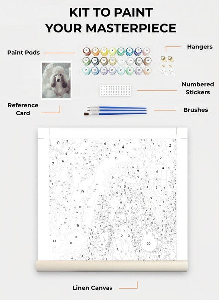 Custom Paint By Numbers Kit