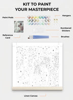 Custom Paint By Numbers Kit