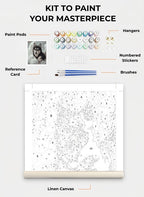 Custom Paint By Numbers Kit