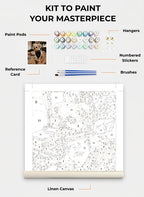 Custom Paint By Numbers Kit