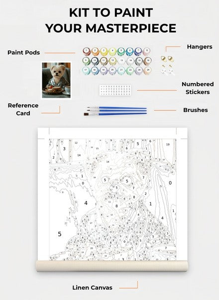 Custom Paint By Numbers Kit
