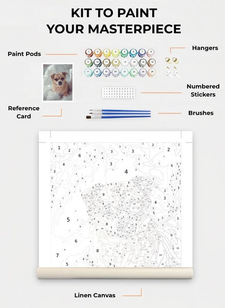 Custom Paint By Numbers Kit