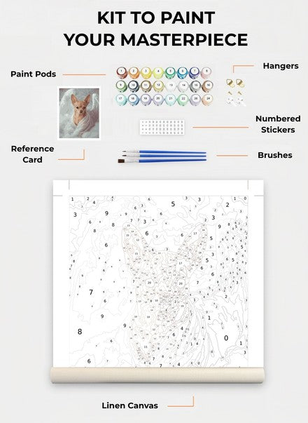 Custom Paint By Numbers Kit