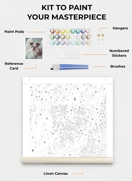 Custom Paint By Numbers Kit