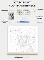 Custom Paint By Numbers Kit