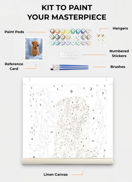 Custom Paint By Numbers Kit