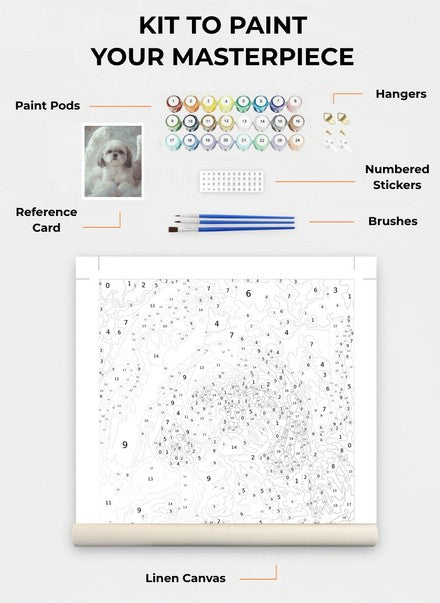Custom Paint By Numbers Kit