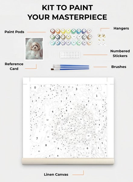 Custom Paint By Numbers Kit
