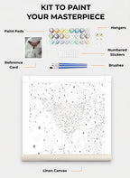 Custom Paint By Numbers Kit