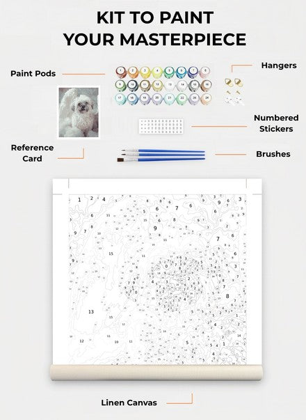 Custom Paint By Numbers Kit