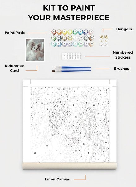Custom Paint By Numbers Kit