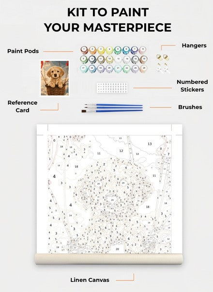 Custom Paint By Numbers Kit