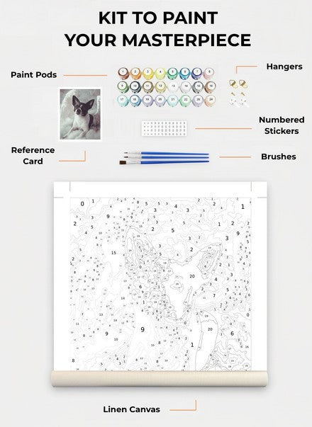 Custom Paint By Numbers Kit