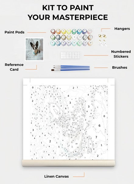 Custom Paint By Numbers Kit
