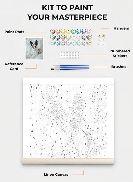 Custom Paint By Numbers Kit
