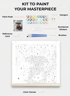 Custom Paint By Numbers Kit