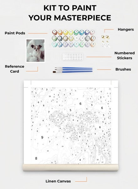 Custom Paint By Numbers Kit