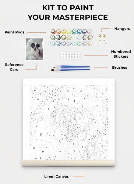 Custom Paint By Numbers Kit