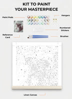 Custom Paint By Numbers Kit