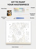 Custom Paint By Numbers Kit