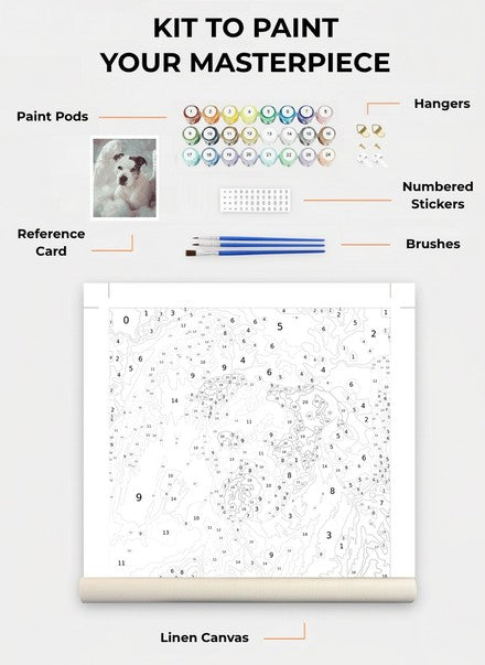 Custom Paint By Numbers Kit