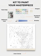 Custom Paint By Numbers Kit