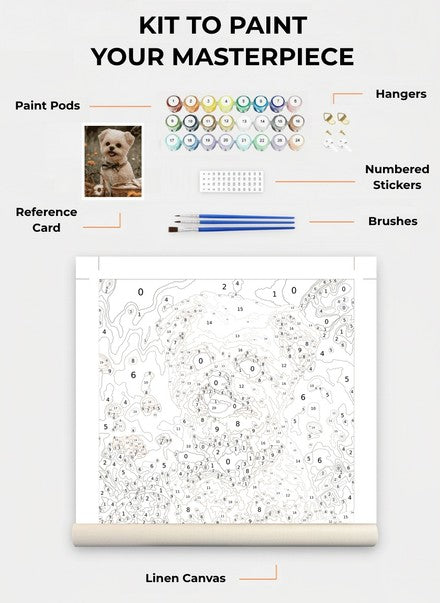Custom Paint By Numbers Kit