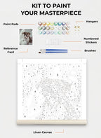 Custom Paint By Numbers Kit