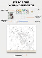 Custom Paint By Numbers Kit