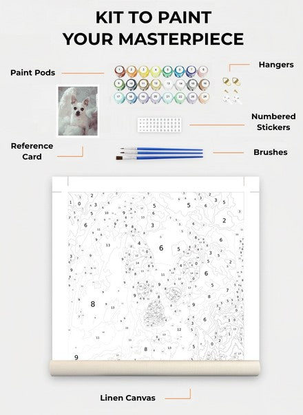Custom Paint By Numbers Kit