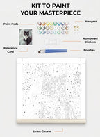 Custom Paint By Numbers Kit