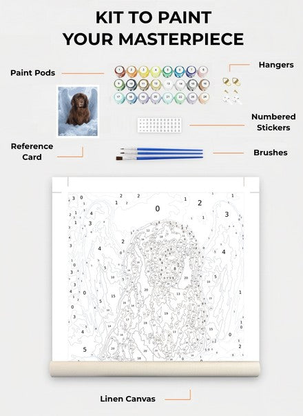 Custom Paint By Numbers Kit