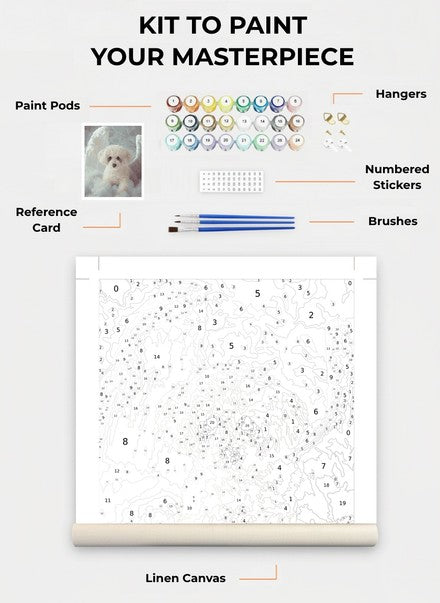 Custom Paint By Numbers Kit