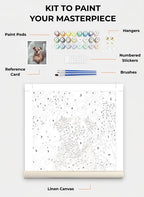 Custom Paint By Numbers Kit