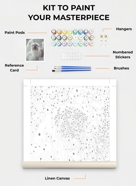 Custom Paint By Numbers Kit