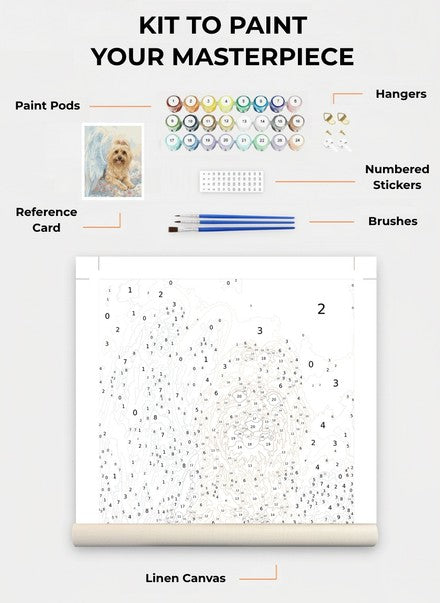 Custom Paint By Numbers Kit