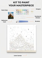 Custom Paint By Numbers Kit