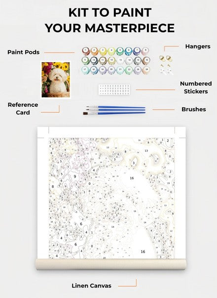 Custom Paint By Numbers Kit