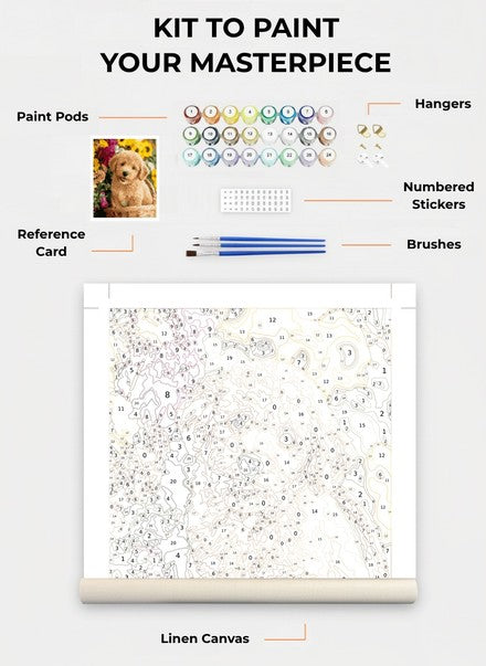 Custom Paint By Numbers Kit