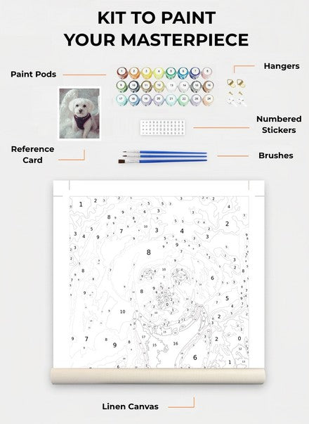 Custom Paint By Numbers Kit
