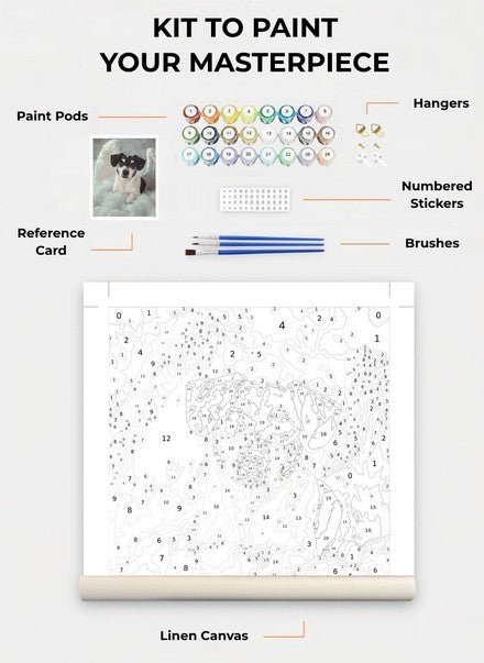 Custom Paint By Numbers Kit