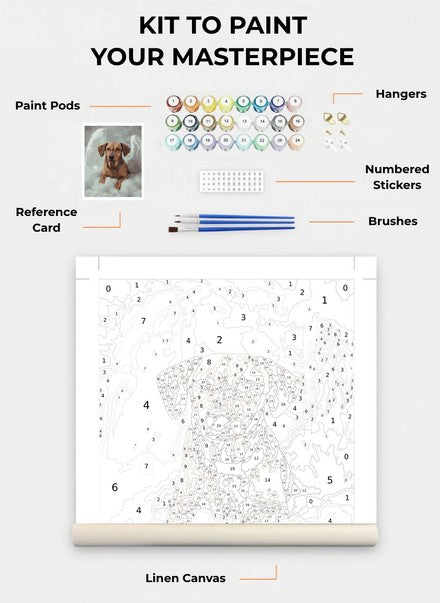 Custom Paint By Numbers Kit