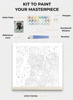 Custom Paint By Numbers Kit