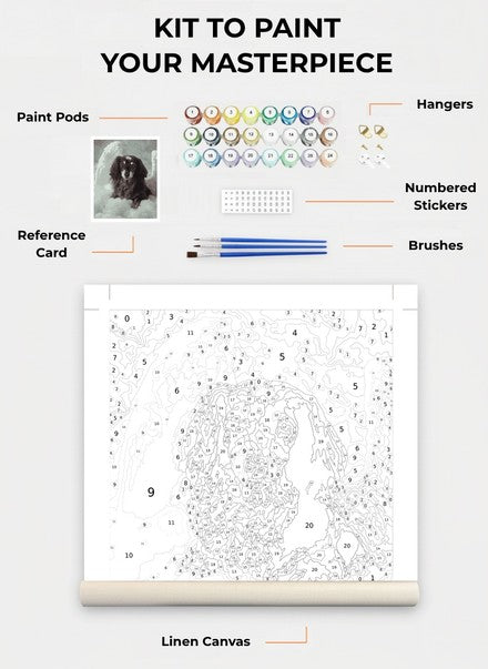 Custom Paint By Numbers Kit