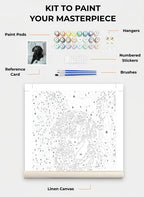 Custom Paint By Numbers Kit