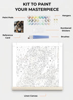 Custom Paint By Numbers Kit