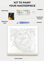 Custom Paint By Numbers Kit