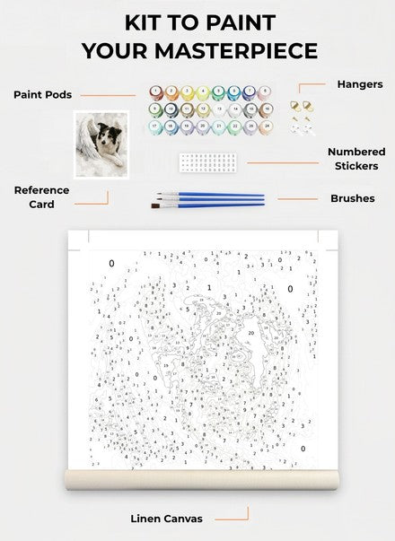 Custom Paint By Numbers Kit